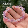 Vòng tay hồng tím pha lê Swarovski - Quà tặng NVJ 8/3, 20/10, sinh nhật, lễ Tết, giá 531k 2