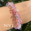 Vòng tay hồng tím pha lê Swarovski - Quà tặng NVJ 8/3, 20/10, sinh nhật, lễ Tết, giá 531k 5