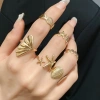 Vòng Tay Kim Loại Điều Chỉnh Được Trang Sức Quà Tặng Sang Trọng Nữ 9