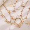 Vòng tay lắc tay sao biển ốc mix hạt, charm du lịch Bohemian phụ kiện chụp hình 8