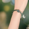 Vòng Tay Lam Ngọc Type A 6ly Charm Tỳ Hưu Phong Thuỷ - Ngọc Trai Trường Thịnh 6