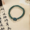 Vòng Tay Lam Ngọc Type A 6ly Charm Tỳ Hưu Phong Thuỷ - Ngọc Trai Trường Thịnh 7