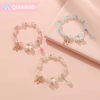 Vòng tay Lily of the Valley mới - Pha lê hồng, phụ kiện thời trang tươi mát cho bé gái