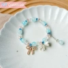 Vòng tay Lily of the Valley mới - Pha lê hồng, phụ kiện thời trang tươi mát cho bé gái 3
