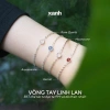 Vòng tay Linh Lan đá Moonstone, Thạch anh hồng, Aquamarine, Garnet - Phong thủy thiên nhiên Xanh Jewelry 2