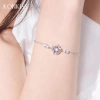 Vòng Tay Lông Vũ Bạc Nữ - Thiết Kế Thanh Lịch Thép Titan, Quà Tặng Tinh Tế 5