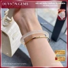Vòng tay mã não trắng tự nhiên Bạch Nguyệt Quang phong thủy khởi quang Duyson Gems - Giá 592k 4