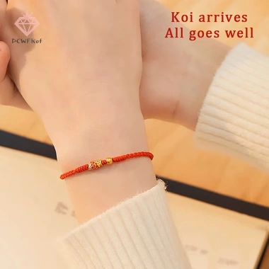Vòng tay may mắn cá Koi dệt tay thời trang nữ - Điều chỉnh, quà tặng bạn thân, người yêu - 46.200đ
