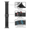 Vòng Tay Milanese Thép Không Gỉ cho Apple Watch 40-46mm Nam, Tương Thích iWatch 3‑7 SE, Giá Ưu Đãi 75.392₫ 4