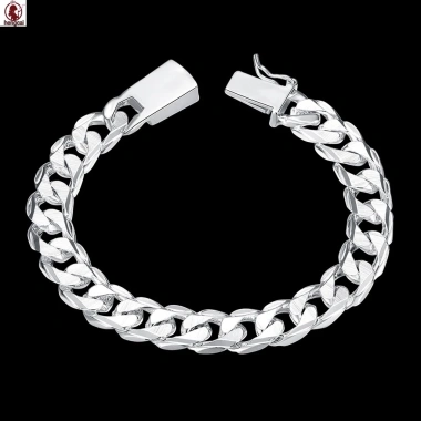 Vòng tay nam hip hop thời trang, thoải mái cho tiệc ngoài trời và hẹn hò Giá 82.830đ 5