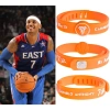 Vòng Tay NBA Silicone Điều Chỉnh Logo Kobe và Curry Bóng Rổ Baller Giá 37.400 VND 2