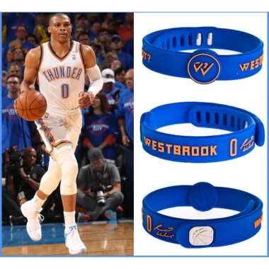 Vòng Tay NBA Silicone Điều Chỉnh Logo Kobe và Curry Bóng Rổ Baller Giá 37.400 VND