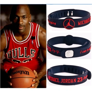 Vòng Tay NBA Silicone Điều Chỉnh Logo Kobe và Curry Bóng Rổ Baller Giá 37.400 VND