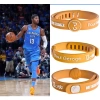 Vòng Tay NBA Silicone Điều Chỉnh Logo Kobe và Curry Bóng Rổ Baller Giá 37.400 VND 9