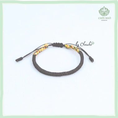 Vòng tay ngũ sắc dây tết điều chinh kích thước theo mệnh - Chồi Nhỏ, giá 45.000đ