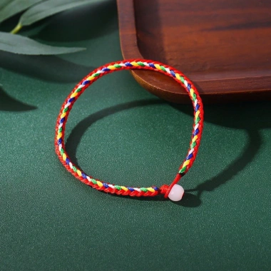 Vòng tay ngũ sắc giá rẻ - Chuỗi hạt nhiều màu, hợp 5 mệnh, chỉ 15.000đ 6