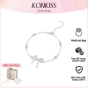 Vòng tay nơ bạc kim cương sang trọng, nhẹ nhàng - Quà tặng ưu đãi 79.999₫