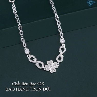 Vòng tay nữ bạc 925 4 lá may mắn LTN130 - Giá ưu đãi 929k - Trang sức TNJ 2