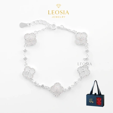Vòng tay nữ bạc s925 LEOSIA - Cao cấp quà tặng người yêu, chỉ 1.125.000