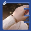 Vòng tay nữ đá vàng hồng cao cấp, lắc tay Swarovski, fullbox - Giá 770.000₫