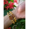 Vòng tay nữ lớn gỗ dâu tăm 8ly 10ly charm mix hoa sen giá 19.000 VND giảm 2