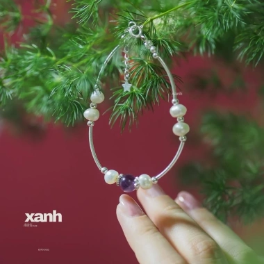 Vòng tay nữ ngọc trai và đá thiên nhiên may mắn - Xanh Jewelry, giá 468.000đ giảm 20% 9 Vòng tay nữ ngọc trai và đá thiên nhiên may mắn - Xanh Jewelry, giá 468.000đ giảm 20% 9