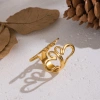 Vòng tay nữ Xia Ling thép không gỉ mạ vàng 18K - Giá ưu đãi 134.158 VND 3
