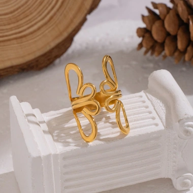 Vòng tay nữ Xia Ling thép không gỉ mạ vàng 18K - Giá ưu đãi 134.158 VND 4