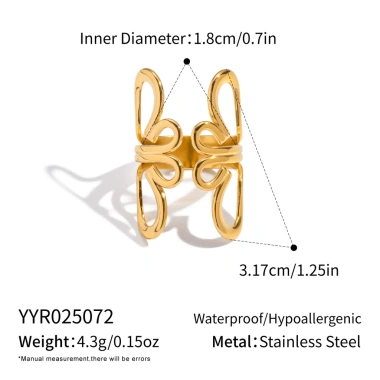 Vòng tay nữ Xia Ling thép không gỉ mạ vàng 18K - Giá ưu đãi 134.158 VND 6