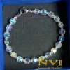 Vòng tay pha lê Swarovski hạt vuông 4 ly & tròn 4,6 ly - NVJ giảm còn 405.000₫