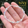 Vòng tay pha lê Swarovski hạt vuông 4 ly & tròn 4,6 ly - NVJ giảm còn 405.000₫ 2