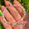 Vòng tay pha lê Swarovski hạt vuông 4 ly & tròn 4,6 ly - NVJ giảm còn 405.000₫ 4