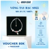 Vòng Tay Phong Thủy Bạc S925 - Đá Tự Nhiên Đa Công Năng, Tặng Selenium, Chỉ 610k