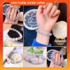 Vòng tay phong thuỷ Đá Beryll Đa Sắc - Tặng hộp gỗ, May mắn cho nữ mệnh Kim Mộc Thuỷ Phong Thủy Tây Tạng