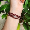 Vòng tay phong thủy Đá Ngọc hồng lựu - Tăng may mắn, giảm giá 304.000₫ 2