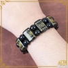Vòng tay phong thủy đá obsidian đen mặt vuông khắc lục tự đại minh chú - giảm giá 369.000 VND 4