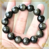 Vòng Tay Phong Thủy Đá Obsidian Núi Lửa Hạt Tròn Vân Vàng Đen - Giá Ưu Đãi 349k 4