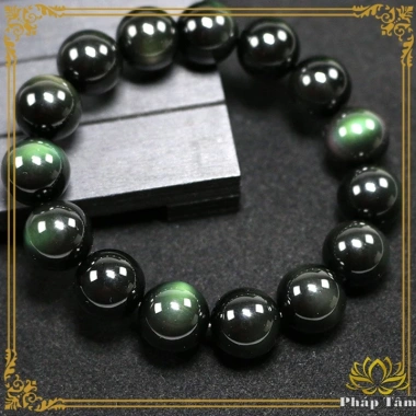 Vòng Tay Phong Thủy Đá Obsidian Xanh Đen Tự Nhiên Hạng 5A - Giá 349.000 VNĐ 5 Vòng Tay Phong Thủy Đá Obsidian Xanh Đen Tự Nhiên Hạng 5A - Giá 349.000 VNĐ 5