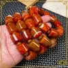 Vòng Tay Phong Thủy Đốt Trúc Đá Mã Não Đỏ Vân Sóng Tự Nhiên - Giảm Giá 419k 2