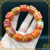 Vòng Tay Phong Thủy Đốt Trúc Đá Mã Não Đỏ Vân Sóng Tự Nhiên - Giảm Giá 419k 5