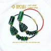 Vòng tay phong thủy hồ ly chúa lũ thống trơn ngũ điếu xanh đen, Tài lộc, tình duyên, mệnh mộc hỏa, UPCARA 3