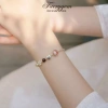 Vòng tay phong thuỷ mix 5 đá Elegant FaeryGem đào hoa, garnet, citrine, aquamarine, moonstone - giá ưu đãi 1,080,000₫ 5