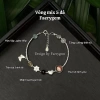 Vòng tay phong thuỷ mix 5 đá Elegant FaeryGem đào hoa, garnet, citrine, aquamarine, moonstone - giá ưu đãi 1,080,000₫ 6