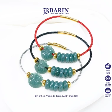 Vòng tay phong thủy ngũ điếu lam ngọc a – túi tiền may mắn cho 5 mệnh, Barin, giá ưu đãi 480.000đ