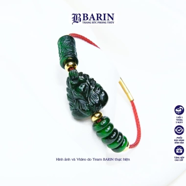 Vòng tay phong thủy sơn thủy ngũ điếu hồ ly chúa lu thống chạm Hợp mọi mệnh giảm giá 680.000đ