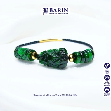 Vòng tay phong thủy sơn thủy ngũ điếu hồ ly chúa lu thống chạm Hợp mọi mệnh giảm giá 680.000đ