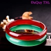 Vòng tay phong thủy tự nhiên liền khối bản hẹ, nhiều size, hộp quà tặng, giá 450k 7
