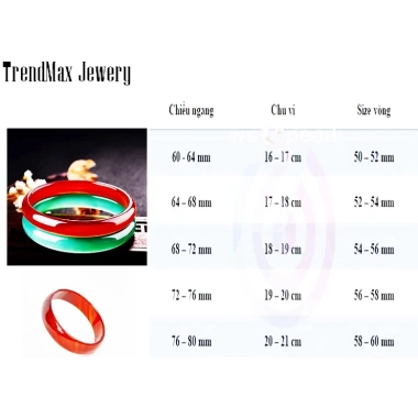 Vòng tay phong thủy tự nhiên liền khối bản hẹ, nhiều size, hộp quà tặng, giá 450k 8