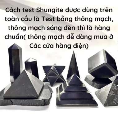 Vòng tay Shungite giấy KD - Chặn bức xạ 5G, thanh tẩy phong thủy, 200.000₫