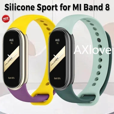 Vòng Tay Silicon Mi Band 10/9/8 NFC - Dây Cao Su Chống Nước, Giá 36.300 VND